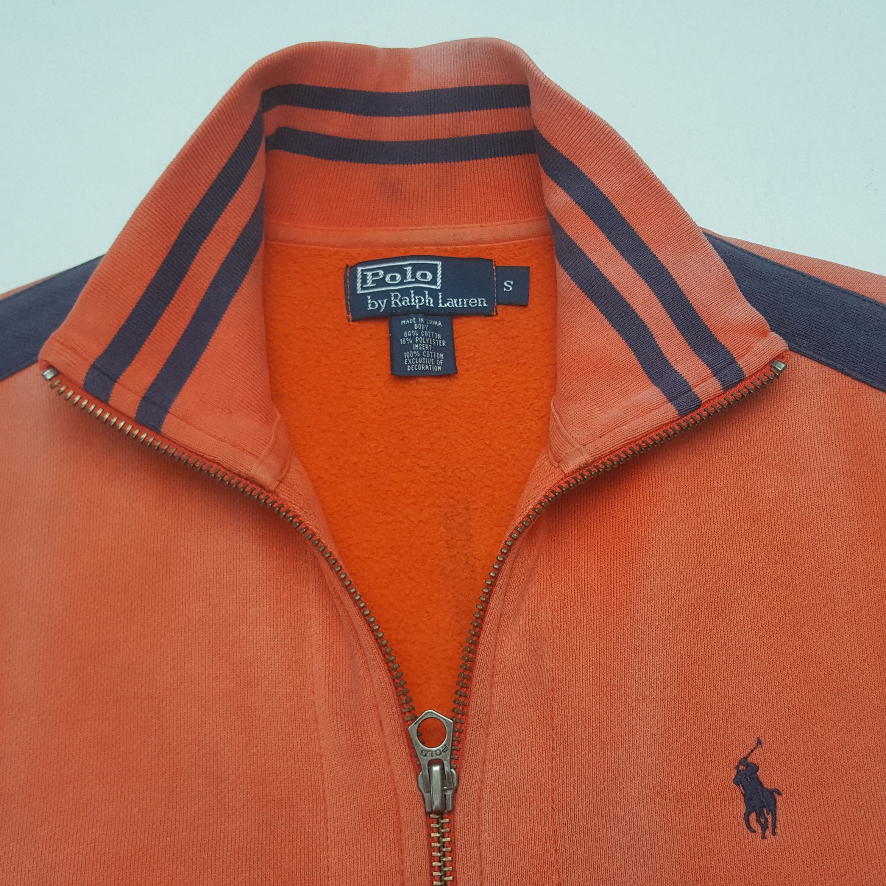 Polo Ralph Lauren Vintage Polo Ralph Lauren Distressed Zipper Sweater Jacket Size US S / EU 44-46 / 1 - 4 Thumbnail
