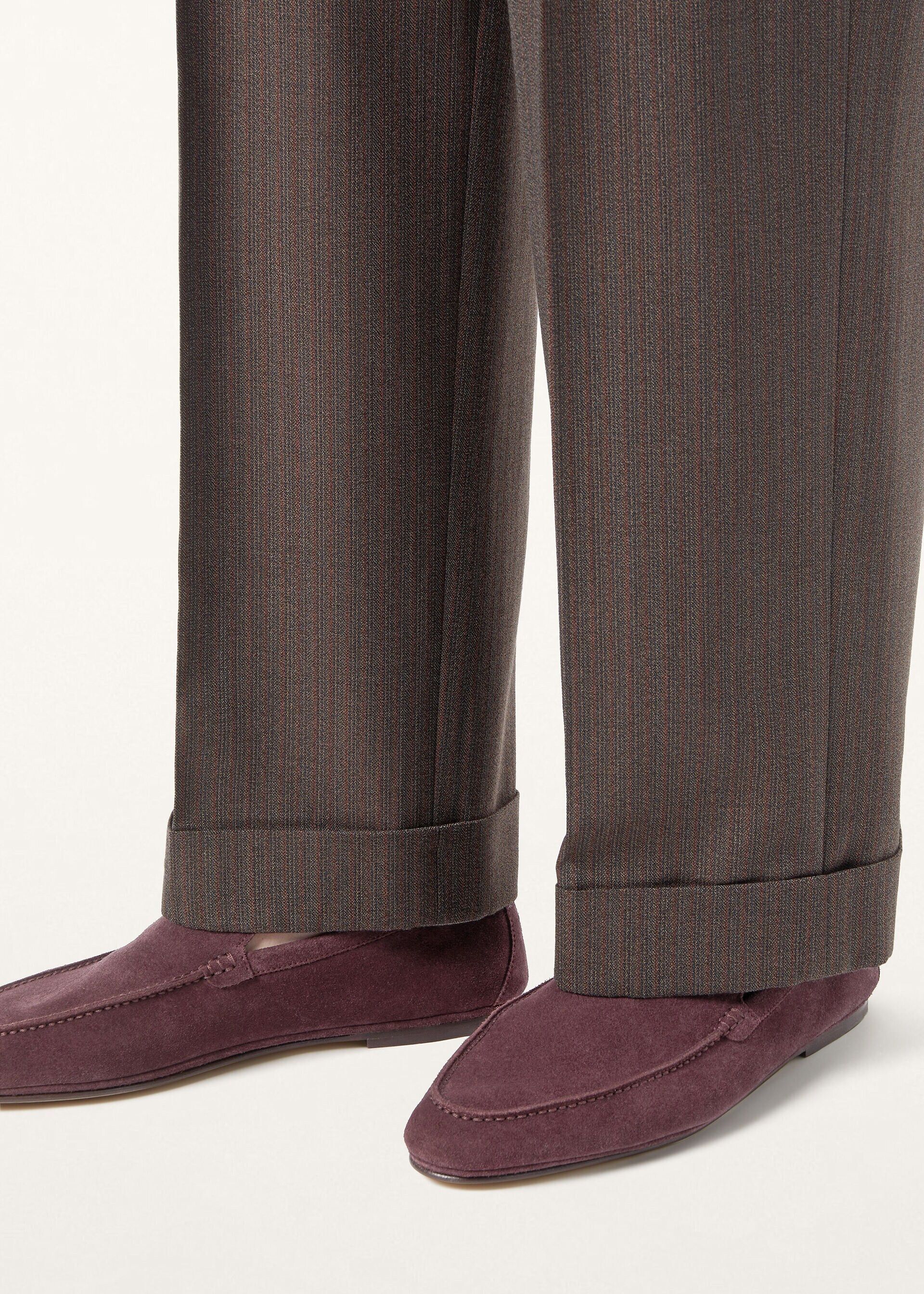 Loro Piana os11x0226 FAQ5514 Summer Anton Loafers in Grape Fruit Size US 7 / EU 40 - 2 Thumbnail
