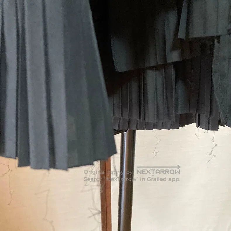 Comme des Garcons Comme Des Garcons size XS Black Vintage Pleated Skirt Size 22" - 7 Thumbnail