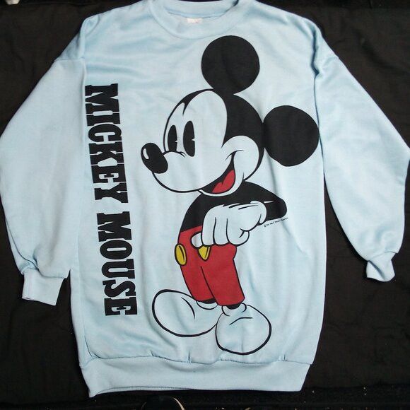 Disney × Mickey Mouse × Vintage DS Vintage 80s Mickey Mouse Big Logo Crewneck Sweatshirt Size US XL / EU 56 / 4 - 1 Thumbnail