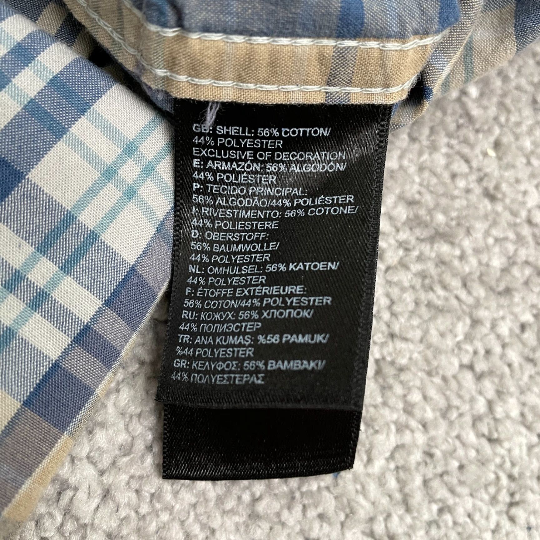 The North Face The North Face Plaid Shirt Mens XL Blue Brown Short Sleeve Casual Outdoor Top Size US XL / EU 56 / 4 - 6 Thumbnail