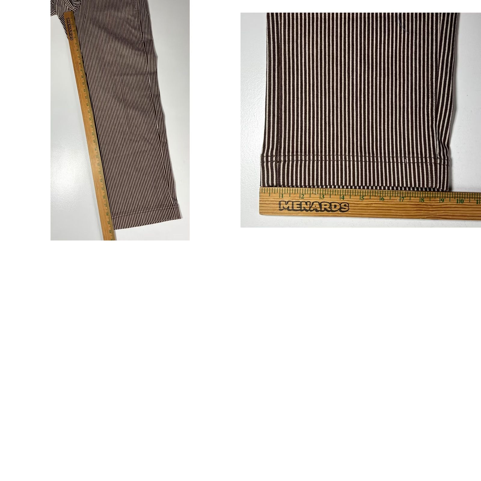 Banana Republic NWT Banana Republic Straight Fit Weekender Pants Sz 8 Shirt Pants Women Multicolor Striped Sl.. Size 30" / US 8 / IT 44 - 10 Thumbnail