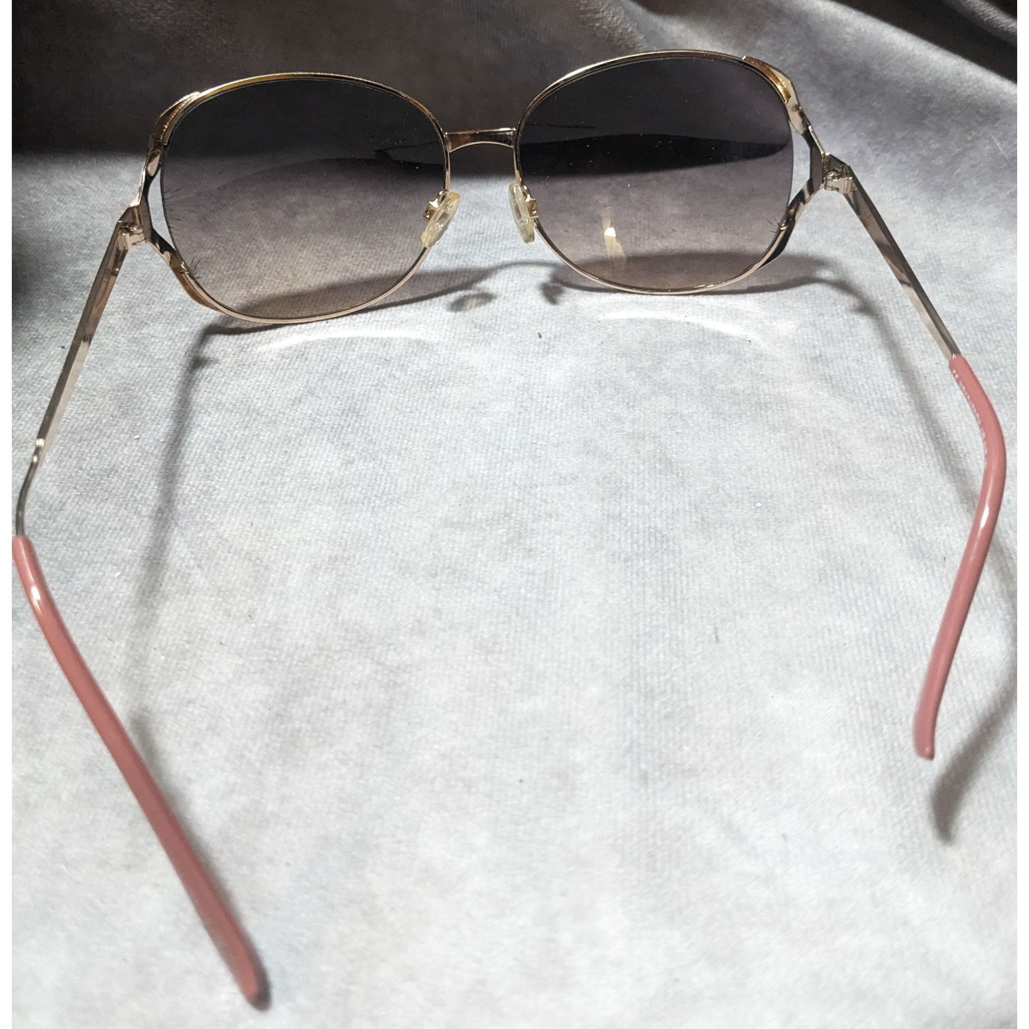 XOXO XOXO Gold And Pink Retro Fashion Sunglasses Size ONE SIZE - 3 Thumbnail
