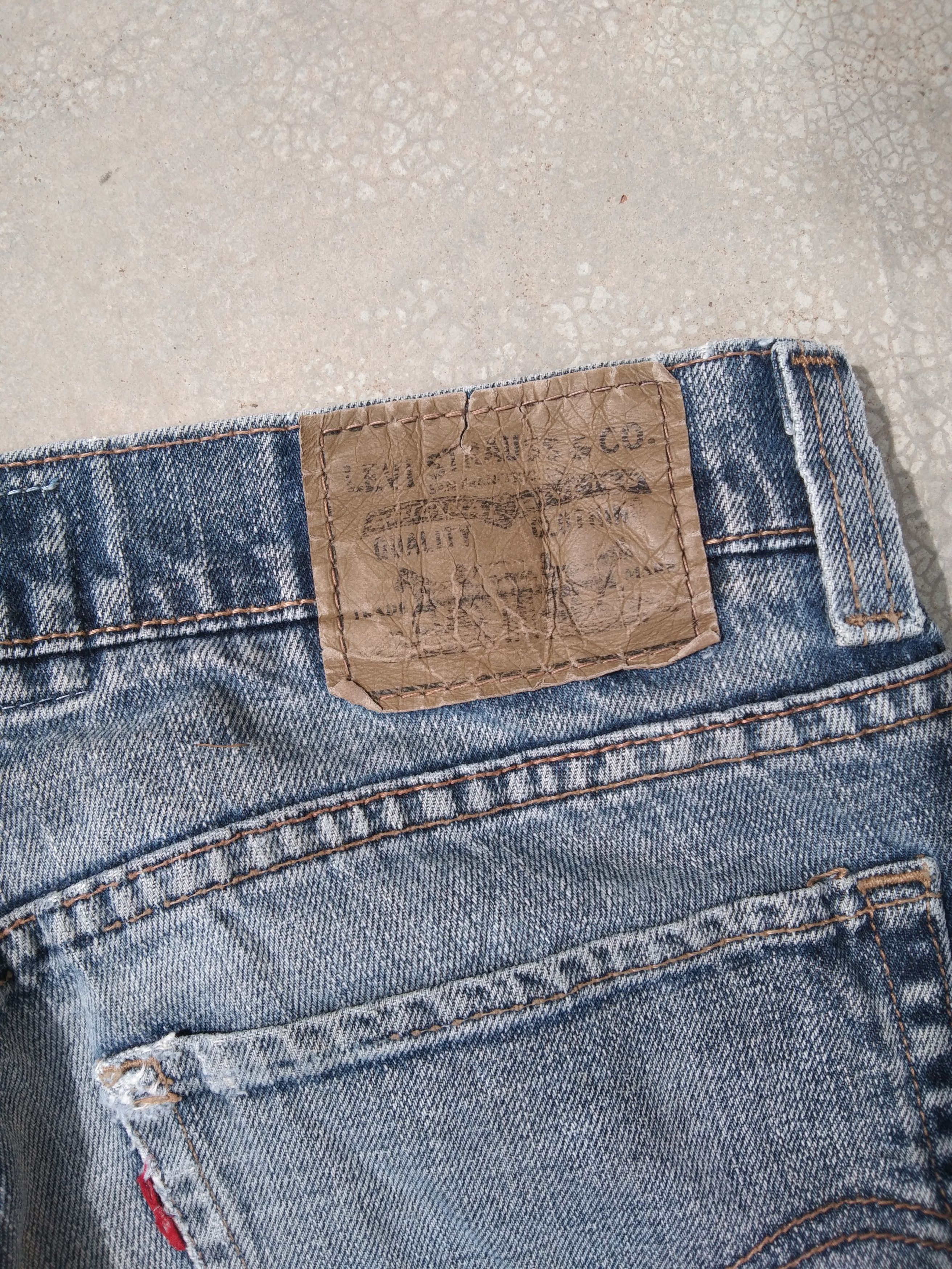 Jean × Levi's × Vintage Vintage Levis Jeans 511 Distressed Denim 32x30 Size US 32 / EU 48 - 5 Thumbnail