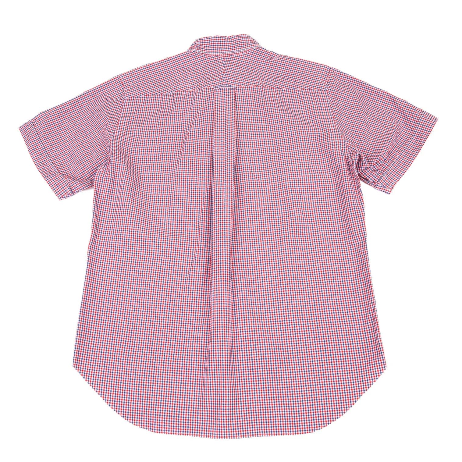 Junya Watanabe Gingham Check Short Sleeve Button-Down Shirt Red/Blue/White Size US S / EU 44-46 / 1 - 14 Thumbnail