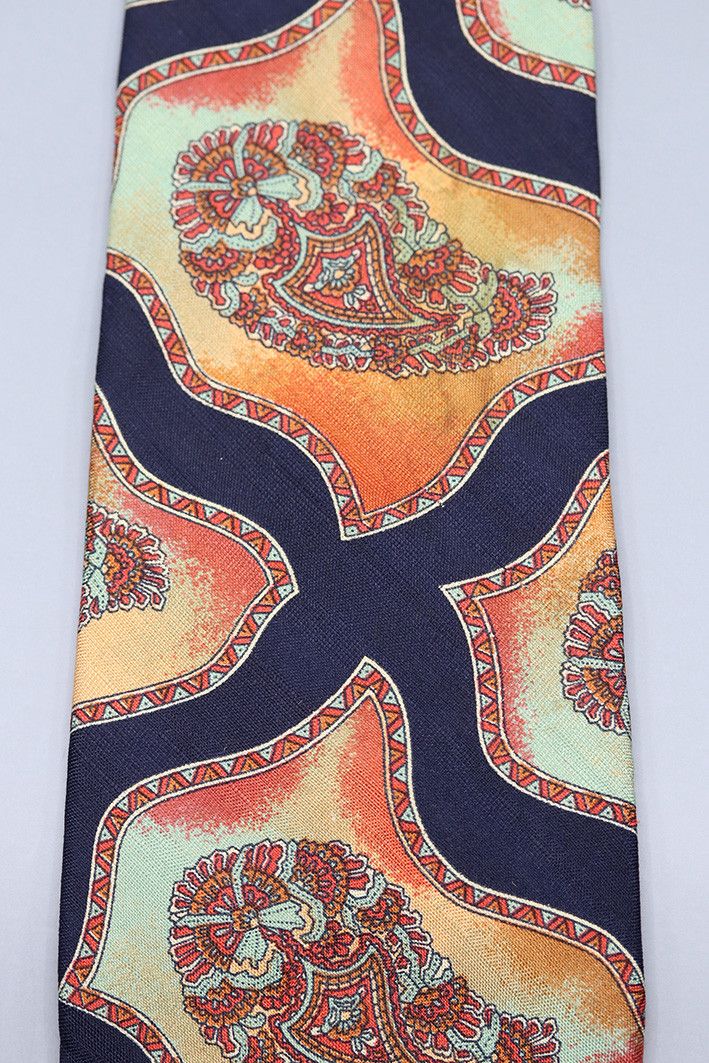 Other Vintage René Lezard Tie - Bold Paisley Print Size ONE SIZE - 6 Thumbnail