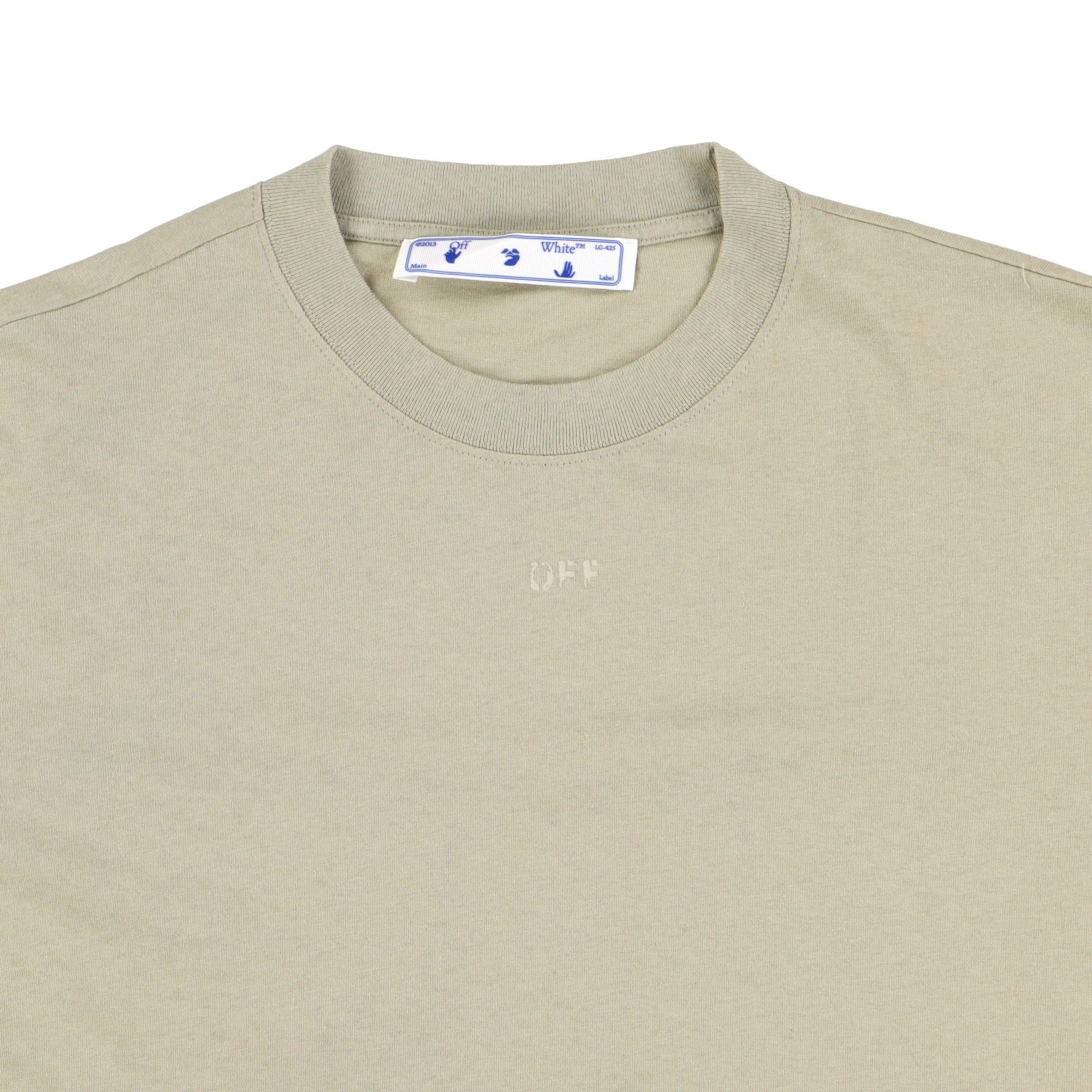 Off-White Beige Rubber Arrows Logo Oversized Skate T-Shirt Size XL / US 12-14 / IT 48-50 - 7 Thumbnail