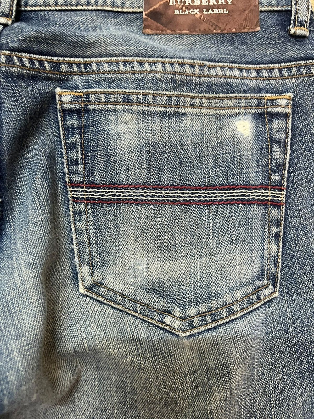 Burberry Vintage Burberry Black Label Mudwash Denim Size US 31 - 8 Thumbnail