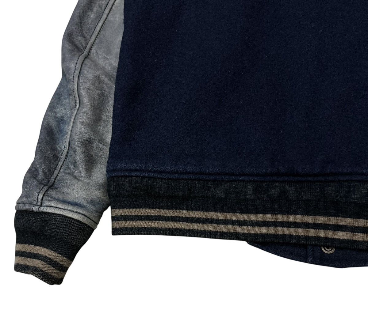 Remi Relief Vintage Remi Relief Golden State Wool Leather Varsity Jacket Size US S / EU 44-46 / 1 - 14 Thumbnail