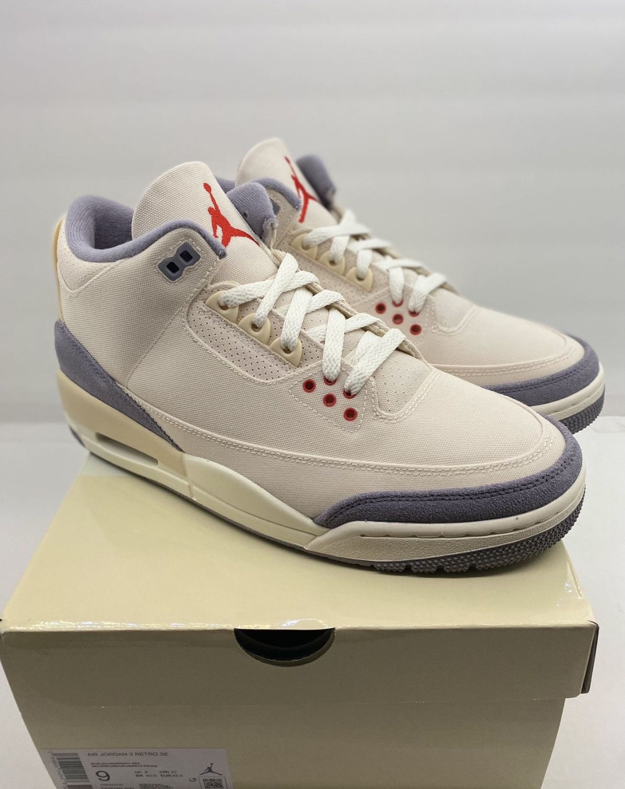 Jordan Brand Jordan 3 retro muslin Size US 9 / EU 42 - 1 Thumbnail