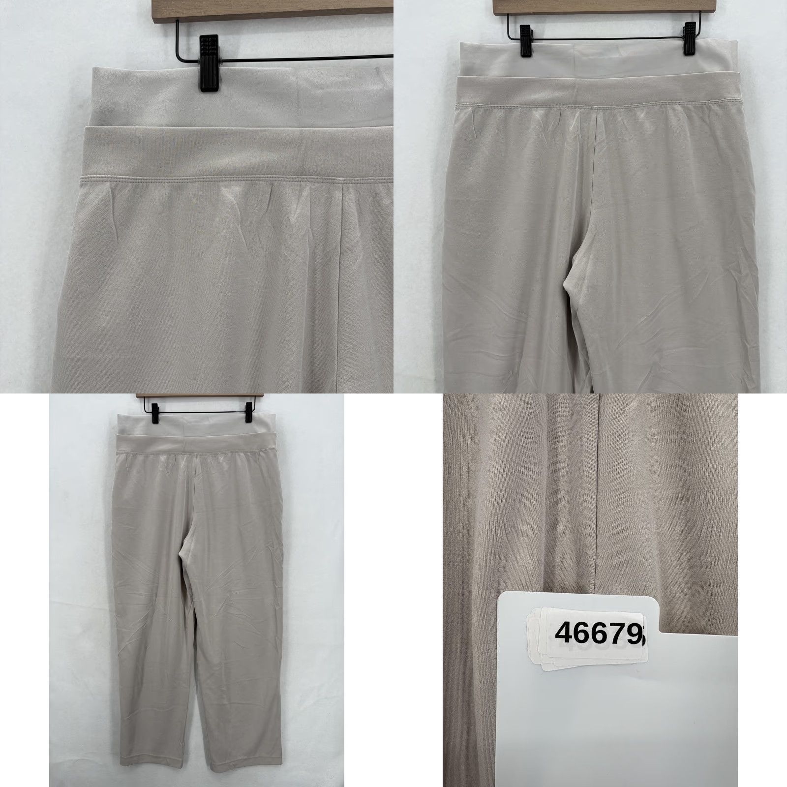 Athleta Athleta Seasoft Pants Womens XL Beige Jersey Straight Leg Lounge Cozy Yoga Gym Size XL / US 12-14 / IT 48-50 - 9 Thumbnail