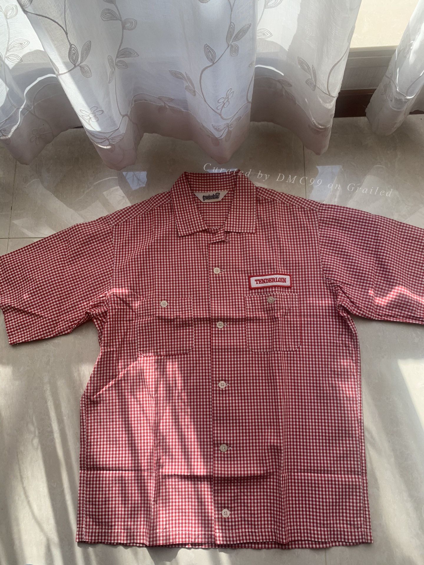 Tenderloin Tenderloin Red White Check Short-Sleeve Shirt Size US S / EU 44-46 / 1 - 1 Thumbnail