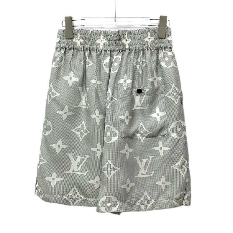 Louis Vuitton Louis Vuitton 23 grey logo print full print mulberry silk Size 33" - 2 Thumbnail