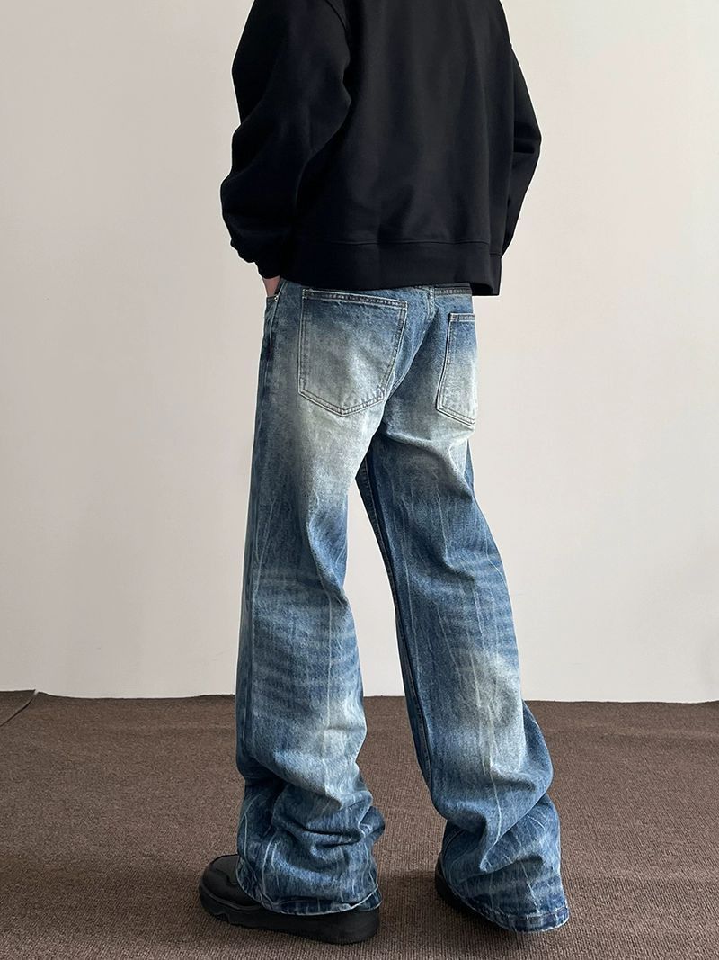 Vintage Men's American High-Street Style Lightning-Blue Jeans Size US 32 / EU 48 - 3 Thumbnail