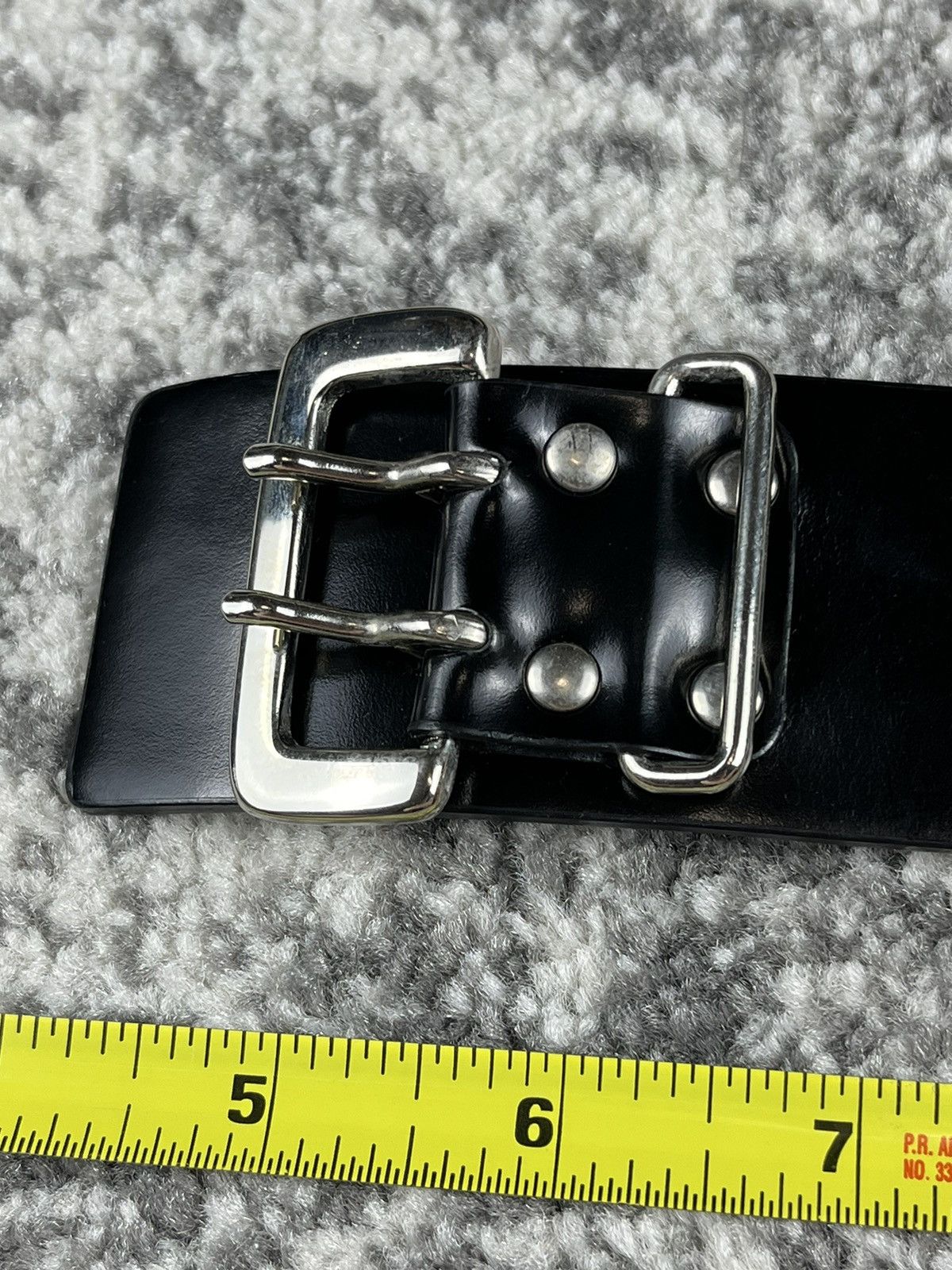 Undercover AW13 Undercover Bruit Black Leather Buckled Bracelet Size ONE SIZE - 8 Thumbnail