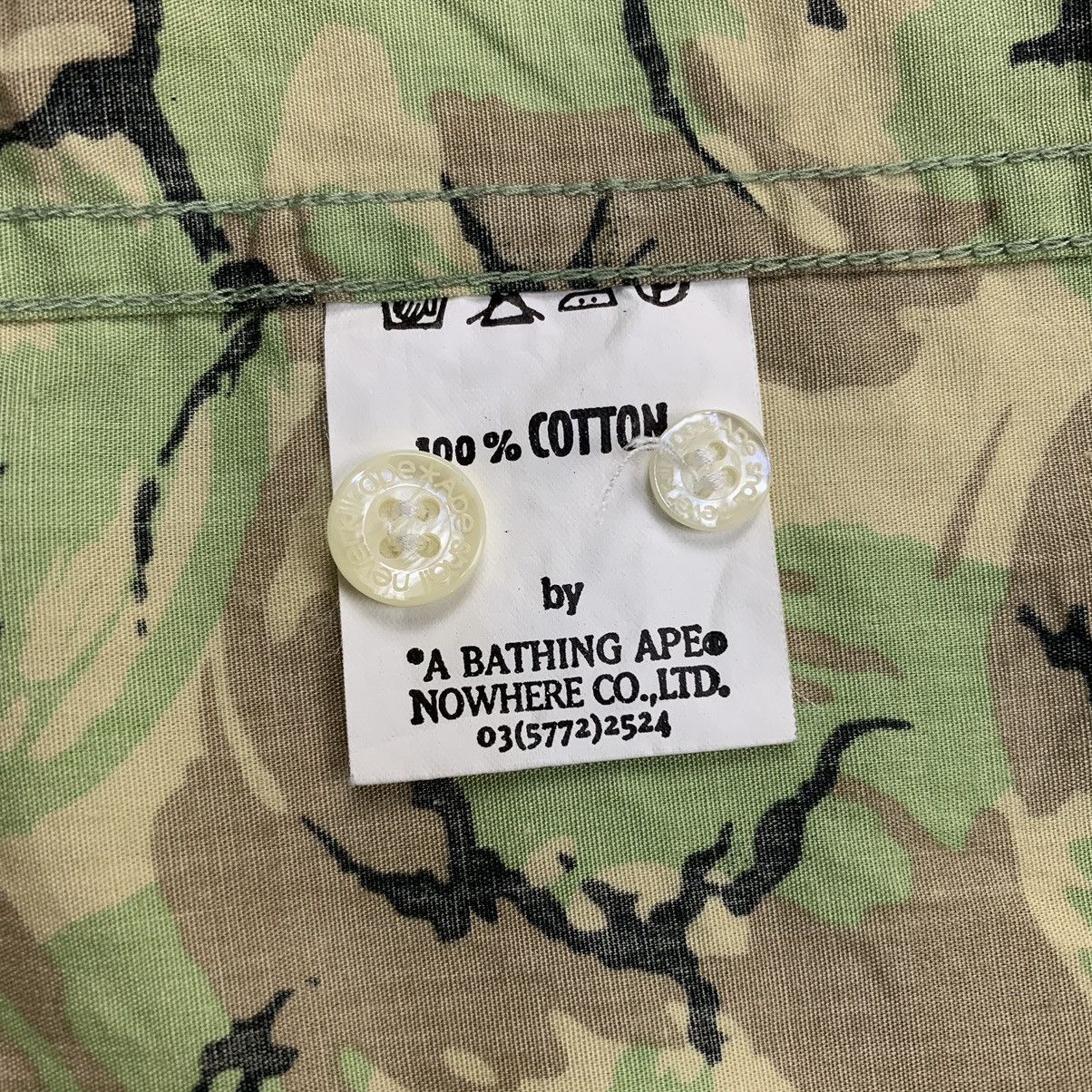 Bape vintage og bape camouflage Button Up Shirt long sleeve Size US M / EU 48-50 / 2 - 8 Thumbnail