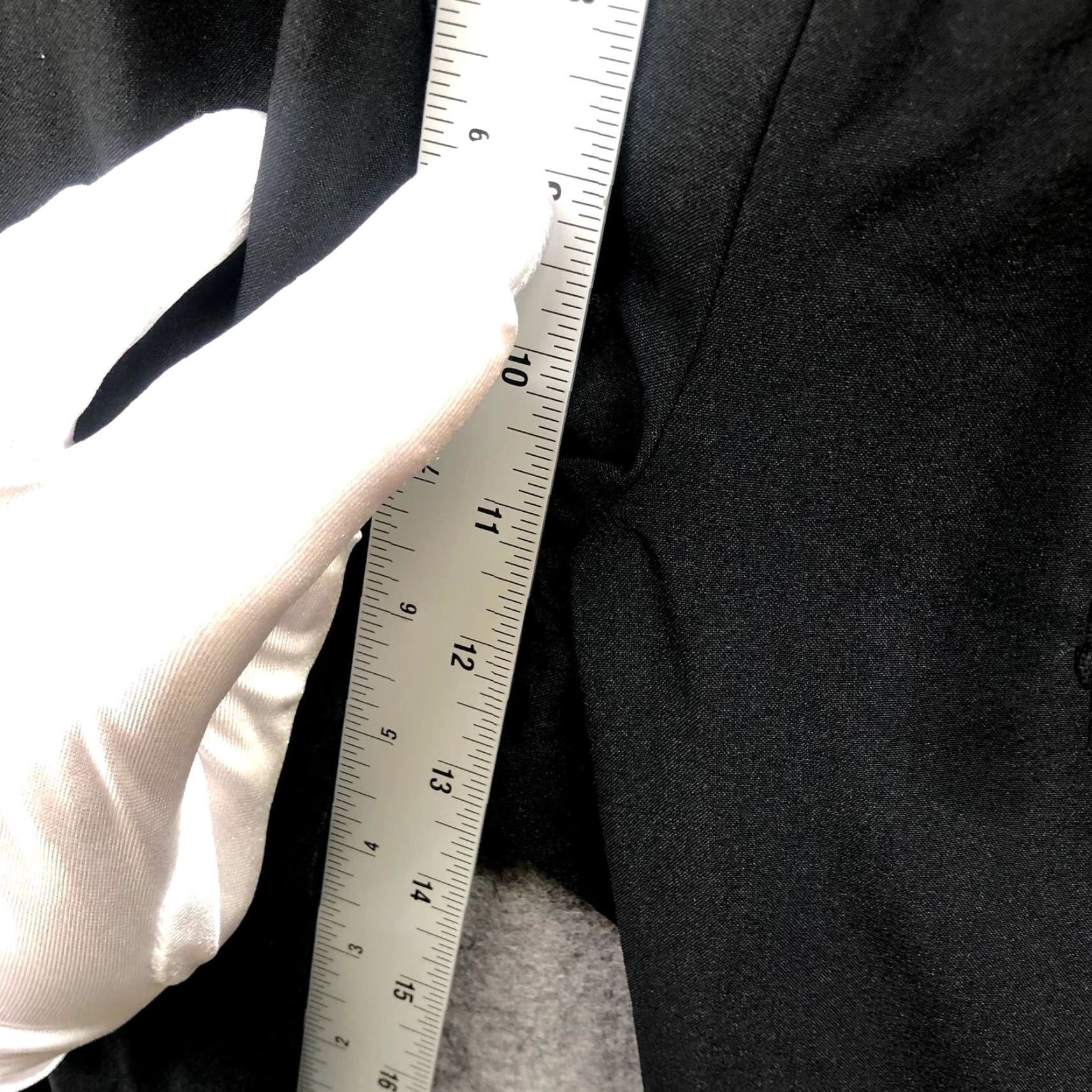 Vintage NordicTrack Wide Leg Crop Active Pants Womens M Outdoor Outdoorwear Wind Resistant Elastic Waist Pull On Black Polyester Blend (10-12) Cr Size 32" / US 10 / IT 46 - 6 Thumbnail