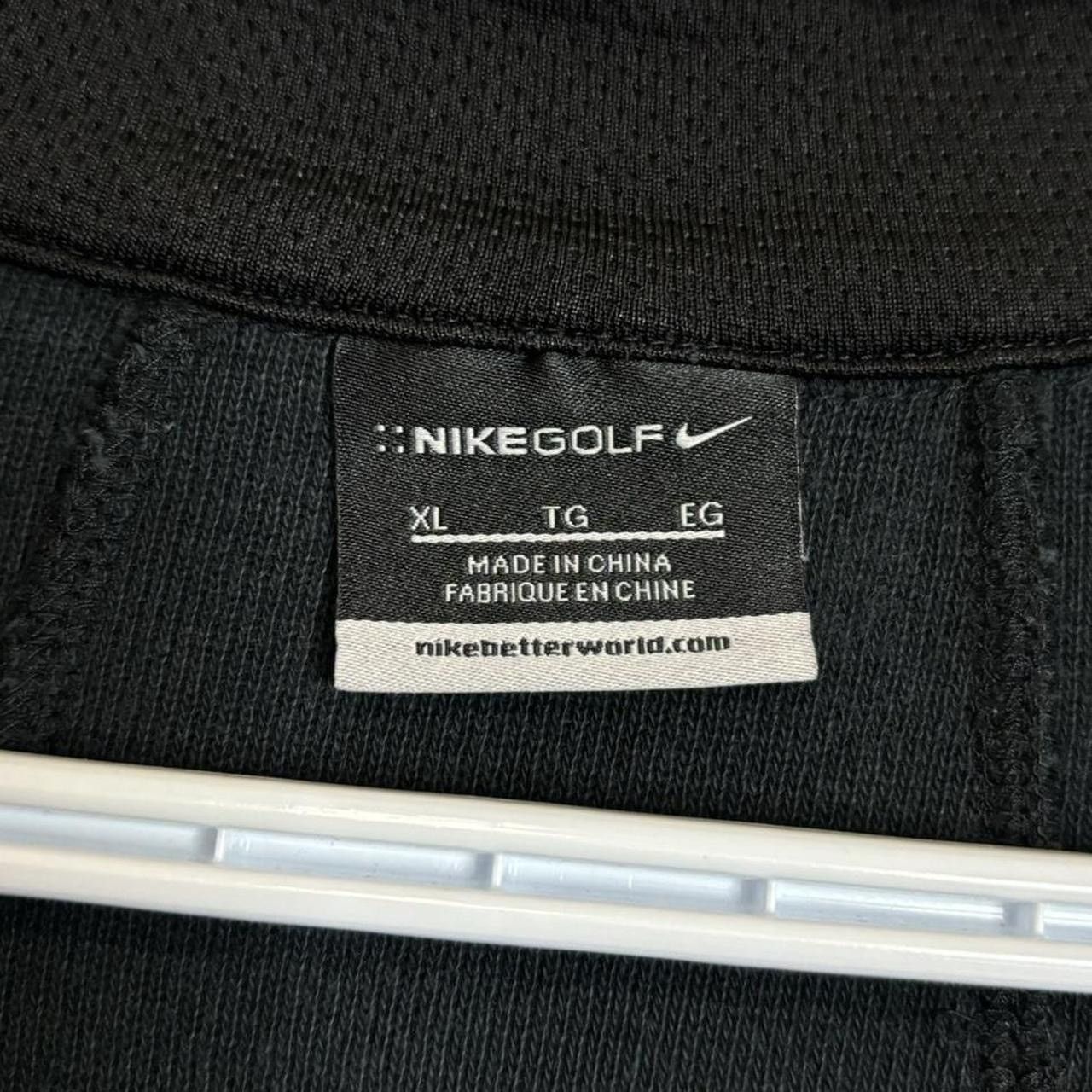 Nike Nike Golf Black Quarter Zip Jacket Size XL Size US XL / EU 56 / 4 - 6 Thumbnail