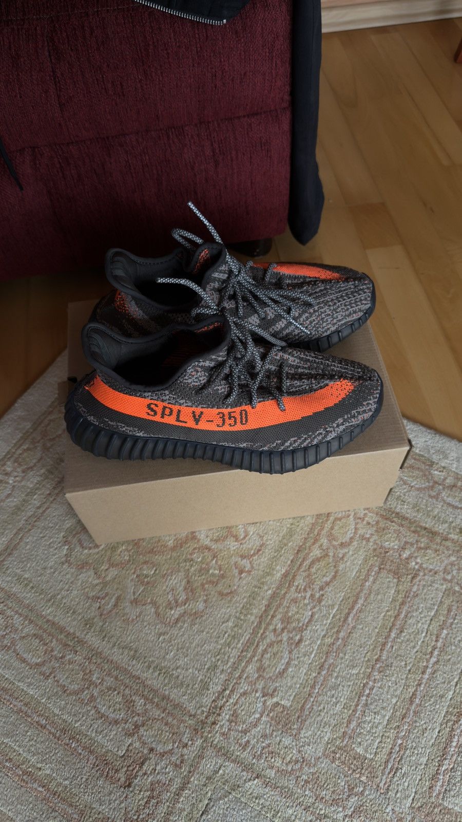 Adidas Adidas Yeezy 350 V2 Carbon Beluga Size US 8.5 / EU 41-42 - 1 Thumbnail