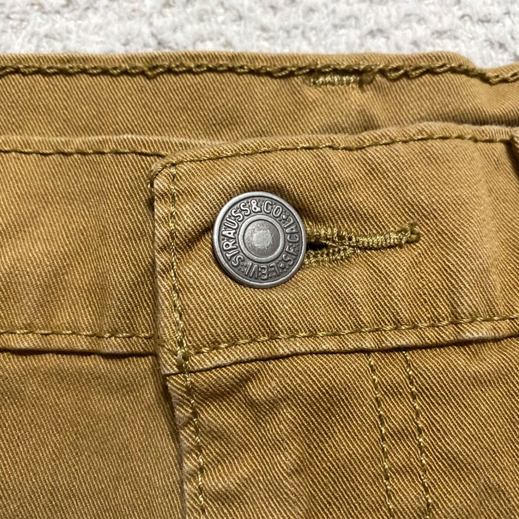 Levi's Levi's 502 Mens Jeans Beige Medium Wash Regular Fit Tapered Leg 36x32 Size US 36 / EU 52 - 4 Thumbnail