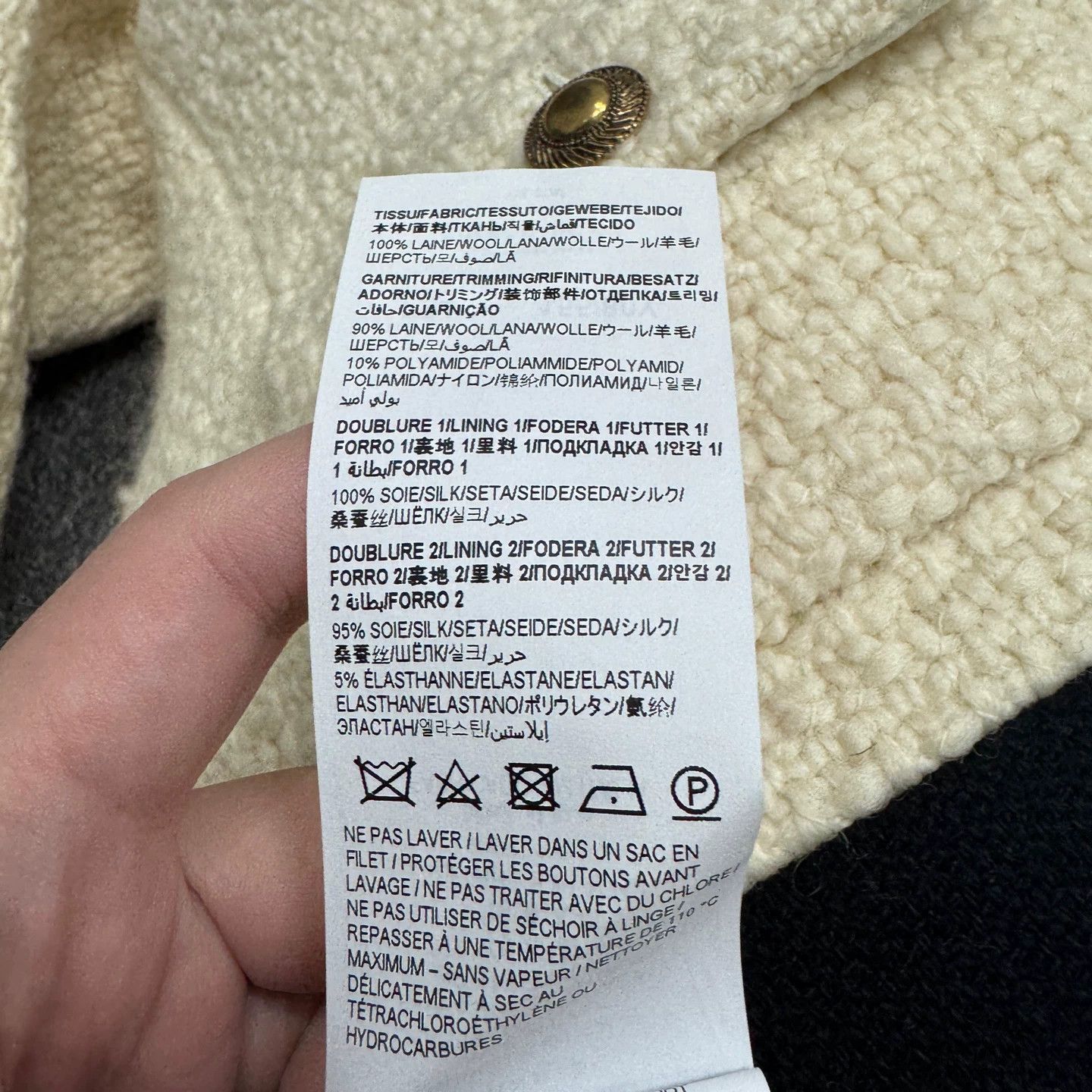 Saint Laurent Paris SLP Tweed Coco Jacket 34 Size XXS / US 00 / IT 34 - 4 Thumbnail