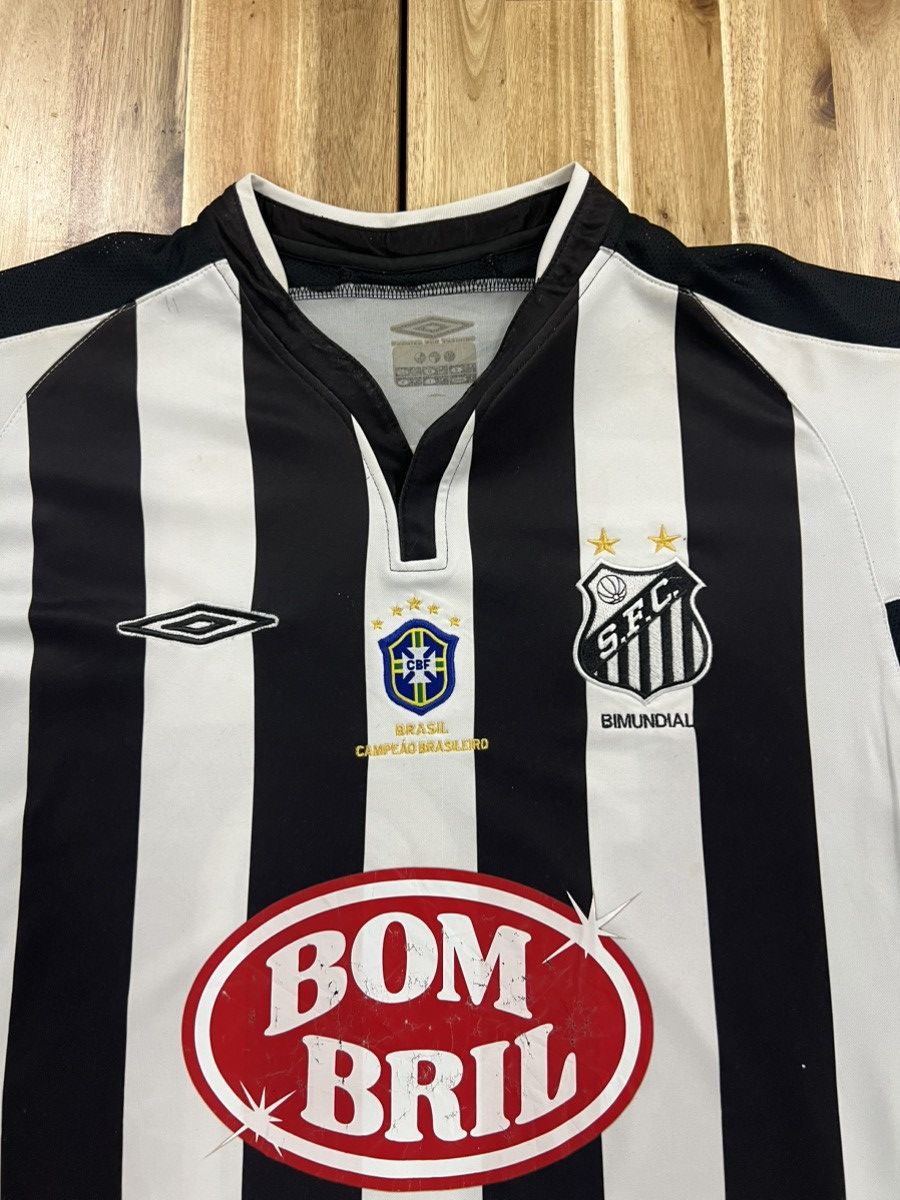 Umbro UMBRO FC SANTOS HOME JERSEY 2002-2004 DIEGO RIBAS #10 Size US M / EU 48-50 / 2 - 3 Thumbnail