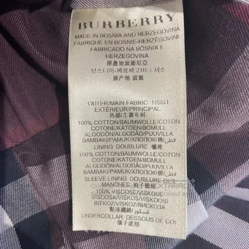 Burberry Burberry Pink Cotton Short Trench Coat. Size XS / US 0-2 / IT 36-38 - 6 Thumbnail