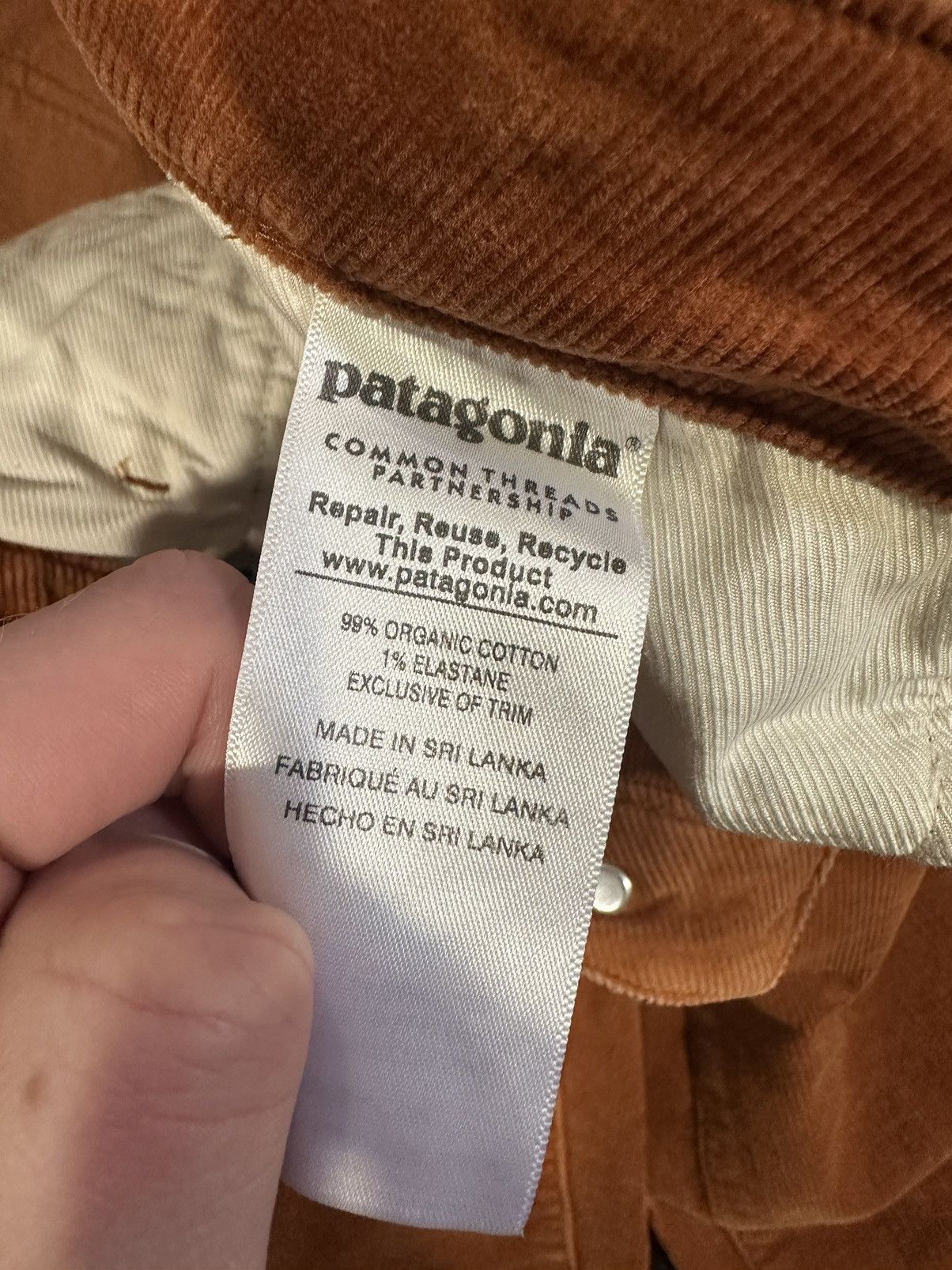 Patagonia Patagonia Orange Corduroy Pants Size US 29 - 4 Thumbnail