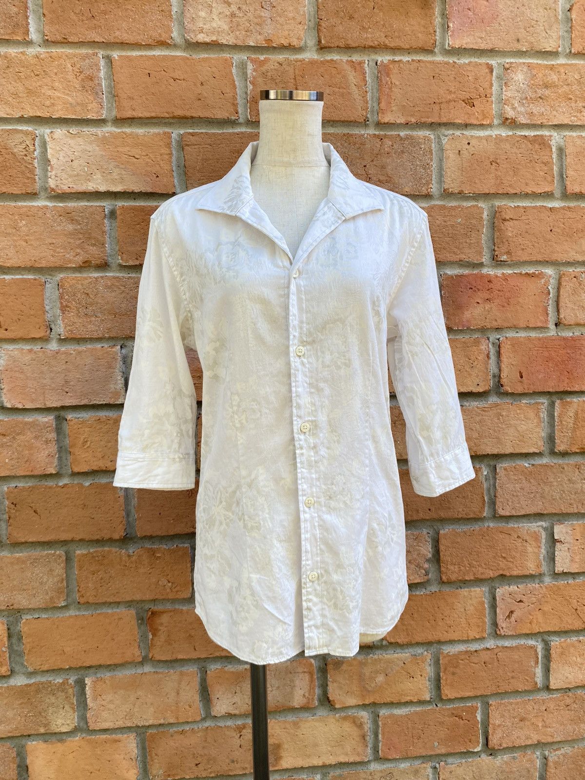 Tornado Mart TORNADO MART white shirt Size ONE SIZE - 3 Thumbnail