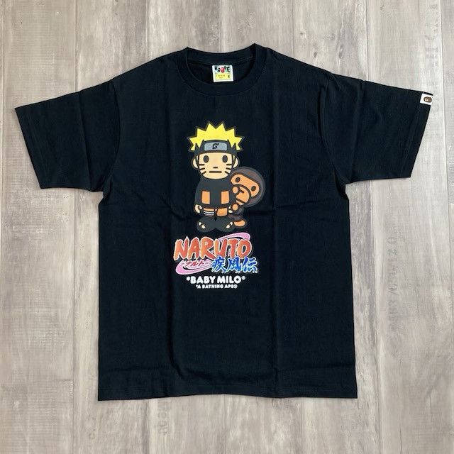 Bape A BATHING APE x Naruto Black Gaara T-Shirt | Grailed