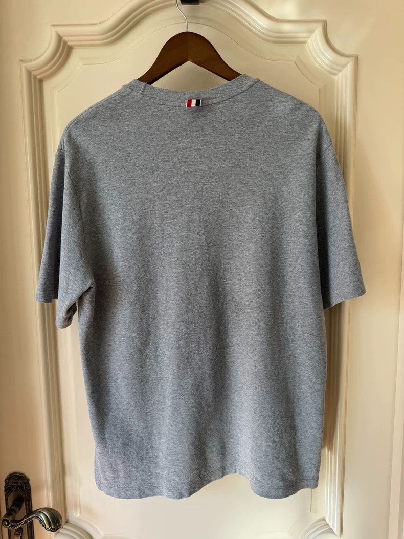 Thom Browne Thom browne Men's gray short-sleeved T-shirt 2504-Nextarrow Size US S / EU 44-46 / 1 - 2 Thumbnail