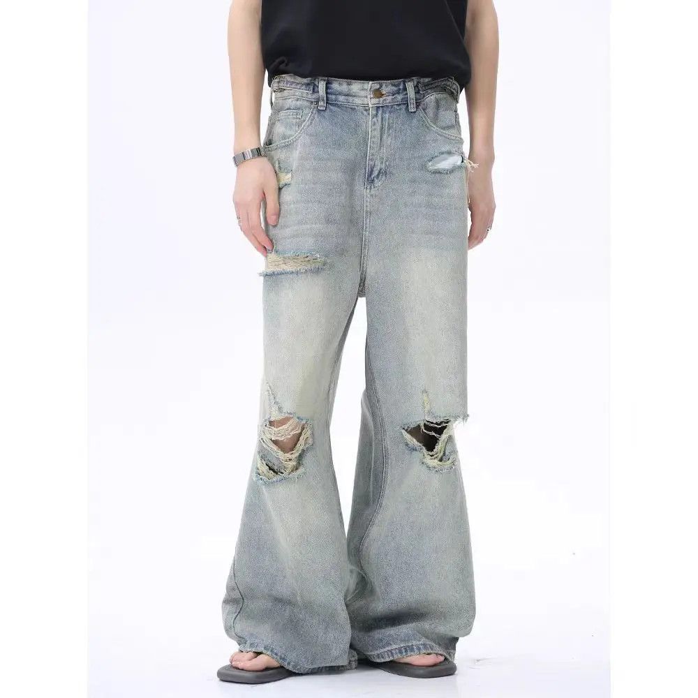 Designer × Japanese Brand Vintage Streetwear Harajuku Loose Casual Pants Size US 33 - 4 Thumbnail