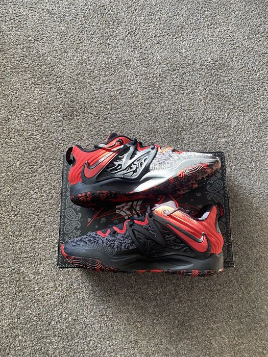 nike kd 15 black and red