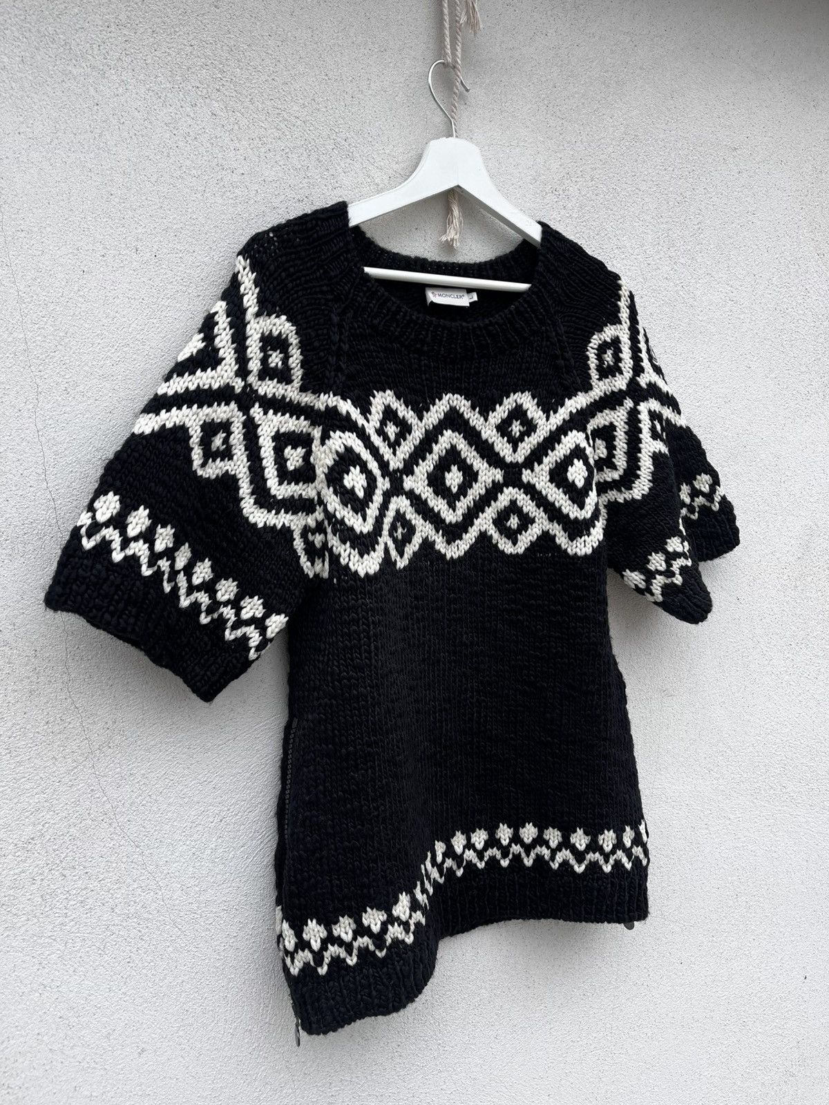 Moncler × Vintage sweater moncler maglione tricot girocollo knitted jumper Size L / US 10 / IT 46 - 2 Thumbnail