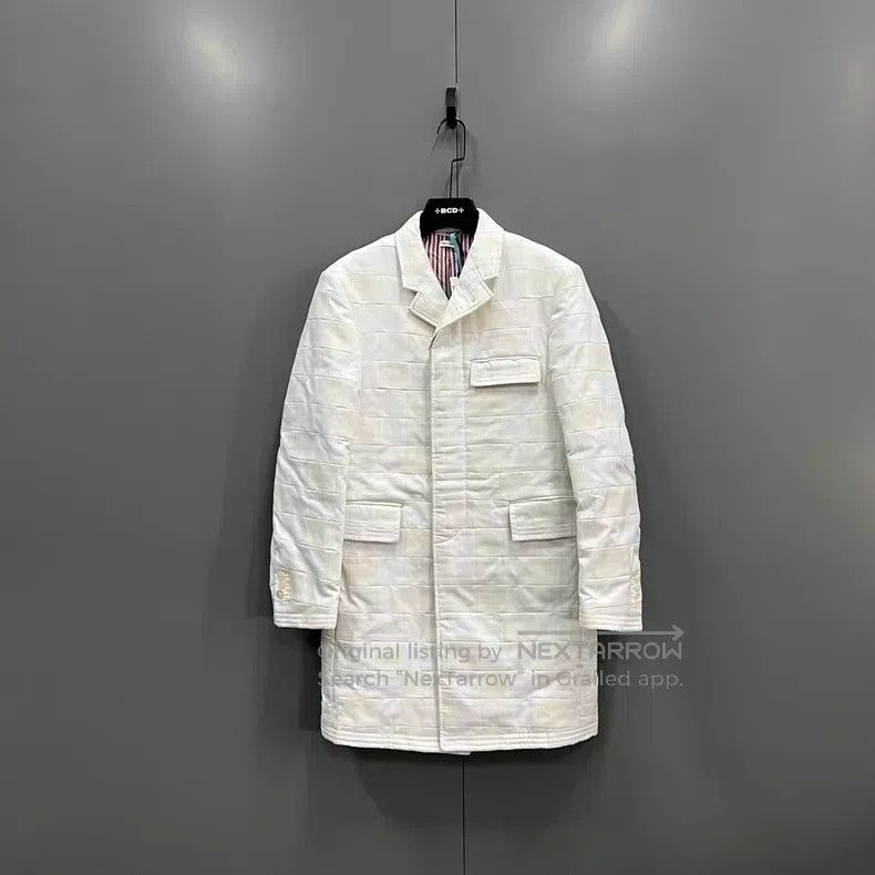Thom Browne Thom Browne Color-blocked Plaid Overcoat Jacket Size US XS / EU 42 / 0 - 1 Thumbnail