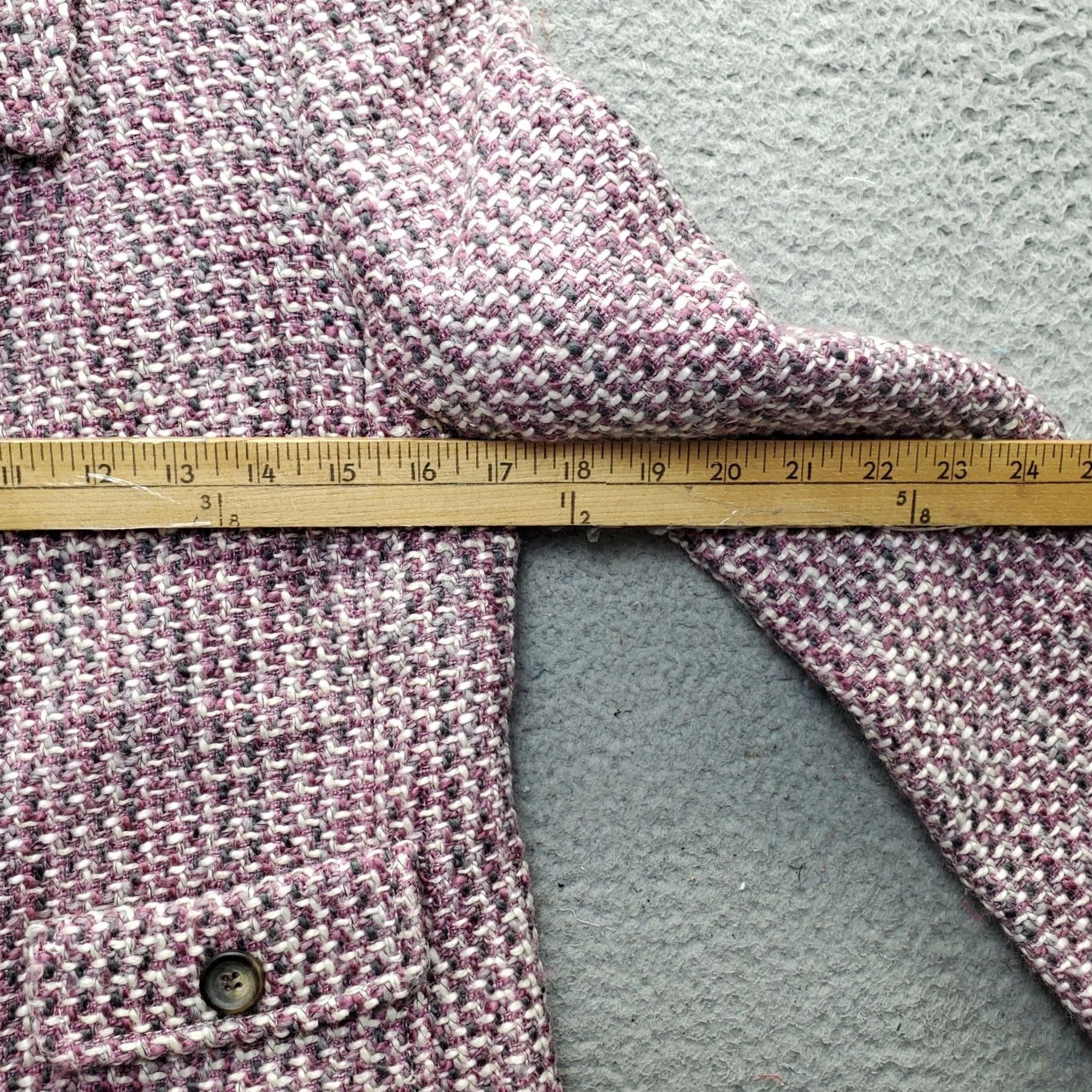 Talbots Talbots Tweed Blazer Jacket Womens Petite 6 Multicolor Wool Blend Button-Up EUC (optimized for search) Size M / US 6-8 / IT 42-44 - 5 Thumbnail