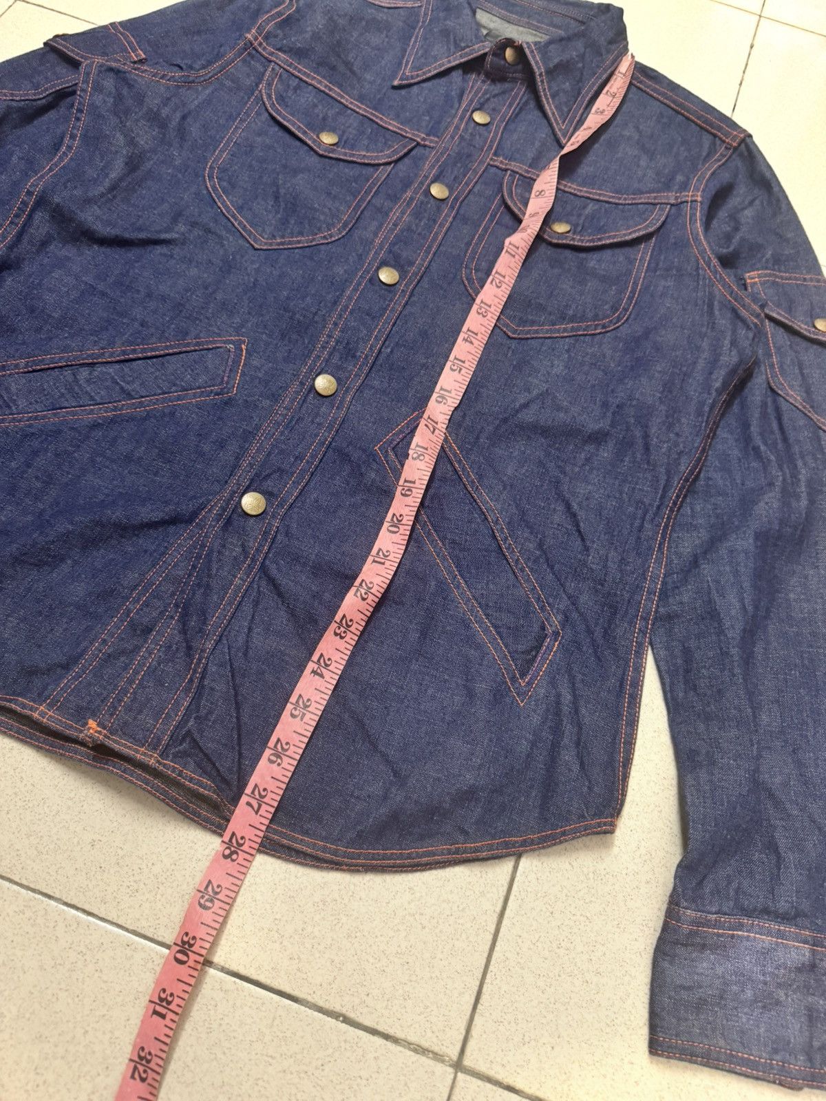 Needles NEEDLES BY NEPENTHES DENIM BUTTON UP SHIRT Size US M / EU 48-50 / 2 - 3 Thumbnail