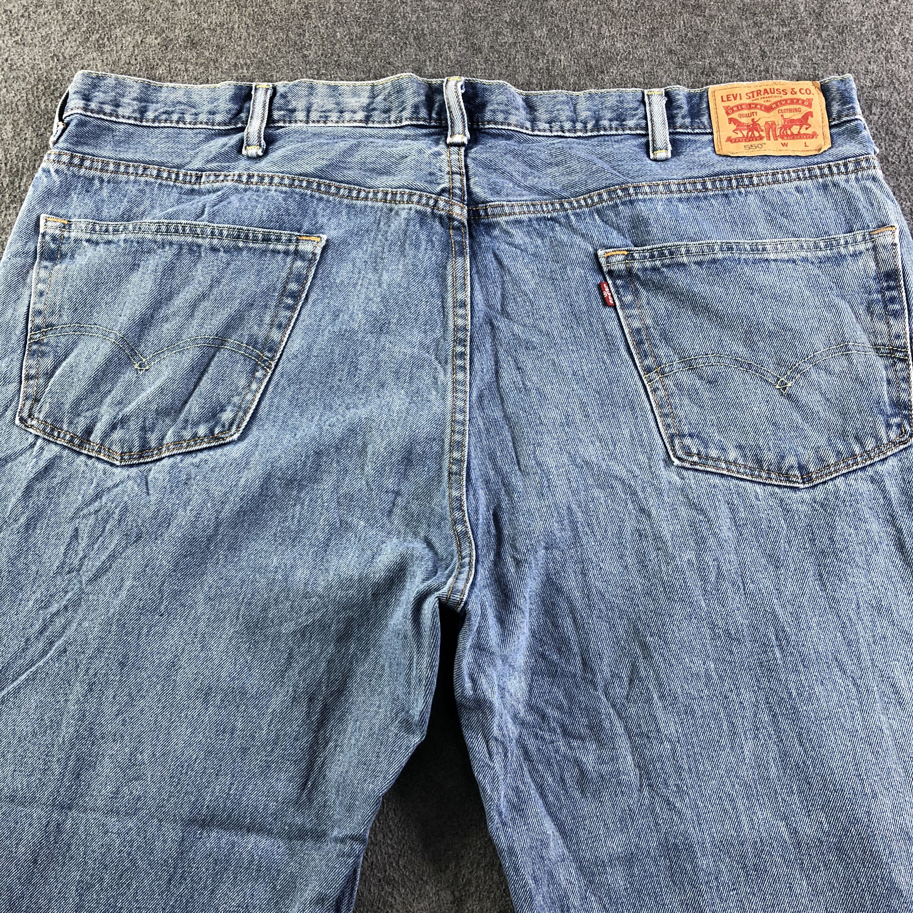 Levi's Vintage Blue Wash Levis 550 Jeans-J4084 Size US 44 / EU 60 - 4 Thumbnail