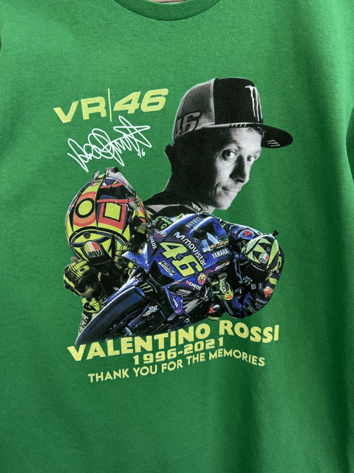 Delta 🇮🇹 Valentino Rossi VR46 T-Shirt 2021 MotoGP Rare Retro Y2K Size US L / EU 52-54 / 3 - 4 Thumbnail