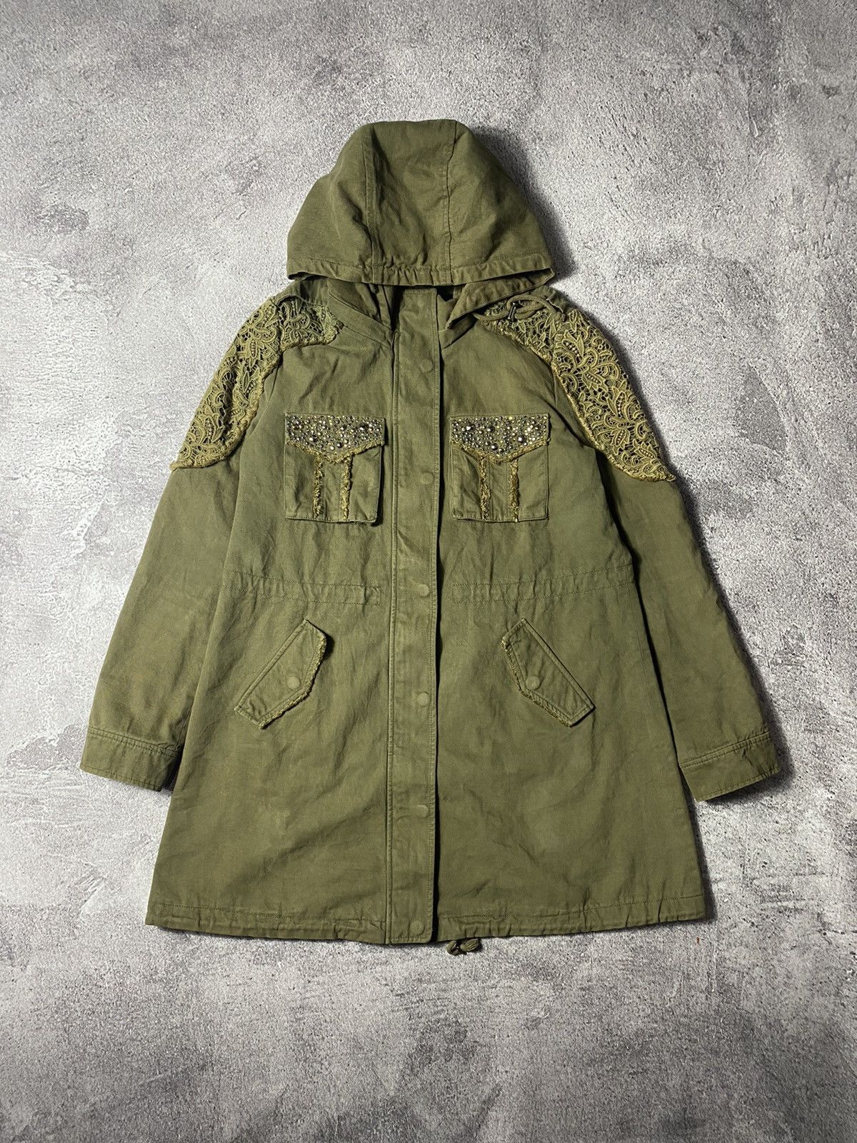 Egoist Utility Military Parkas Jacket