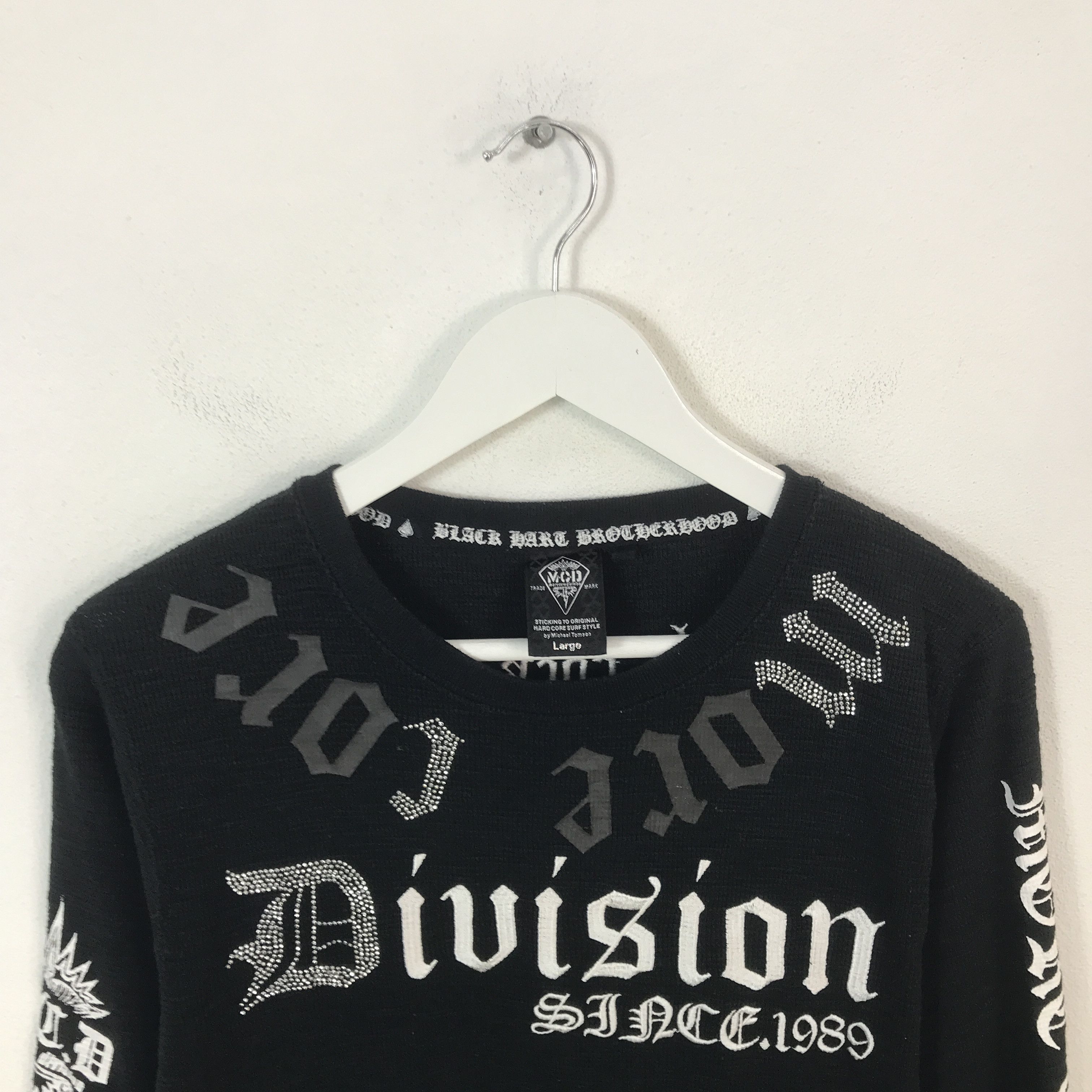 Japanese Brand gothic style M.C.D more core division Long sleeve shirt Size US M / EU 48-50 / 2 - 2 Thumbnail