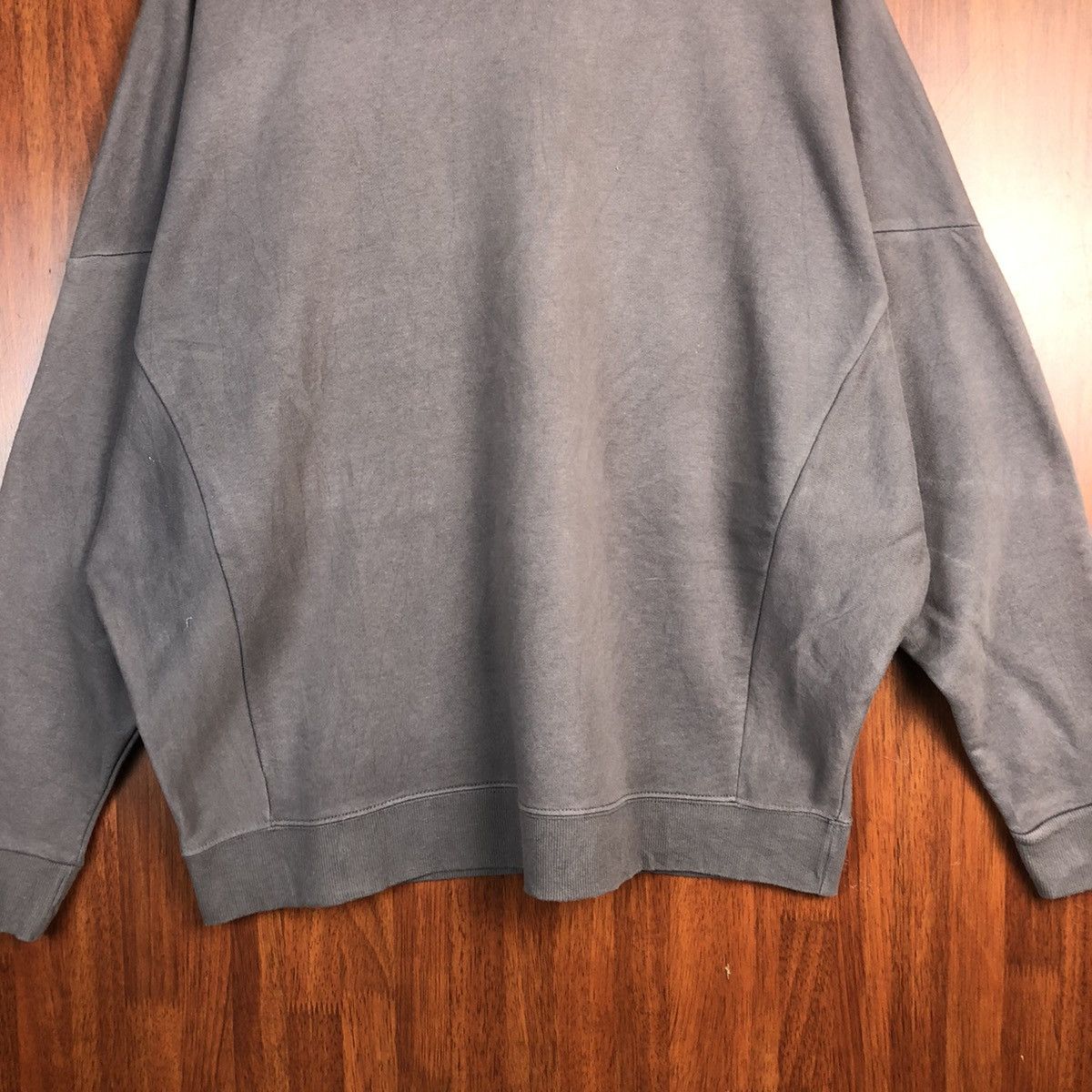 Japanese Brand × Vintage Contribe Grey vintage sweatshirr Cloaks #7557 Size US M / EU 48-50 / 2 - 3 Thumbnail