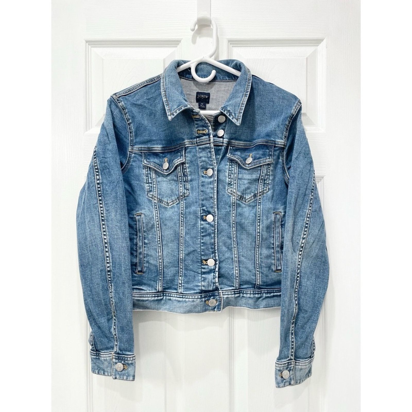 J.Crew J. Crew Denim Jacket Size M / US 6-8 / IT 42-44 - 1 Thumbnail