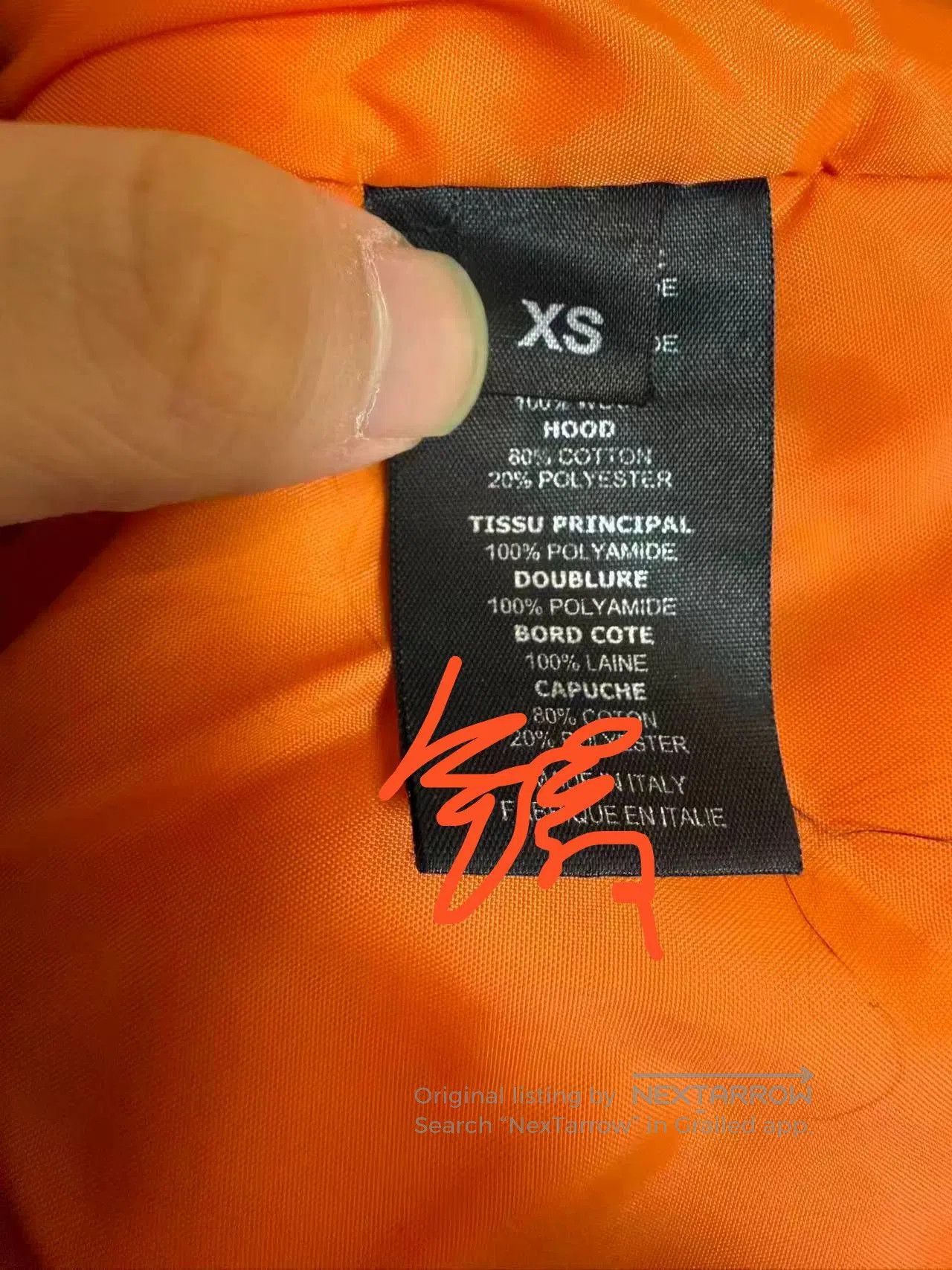 Vetements Vetements 2017 Red Hooded Bomber Jacket. Size US XS / EU 42 / 0 - 4 Thumbnail