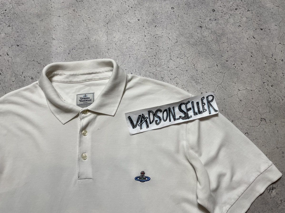 Vivienne Westwood Vintage Vivienne Westwood Luxury Polo T-Shirt White Y2K Size US XL / EU 56 / 4 - 5 Thumbnail