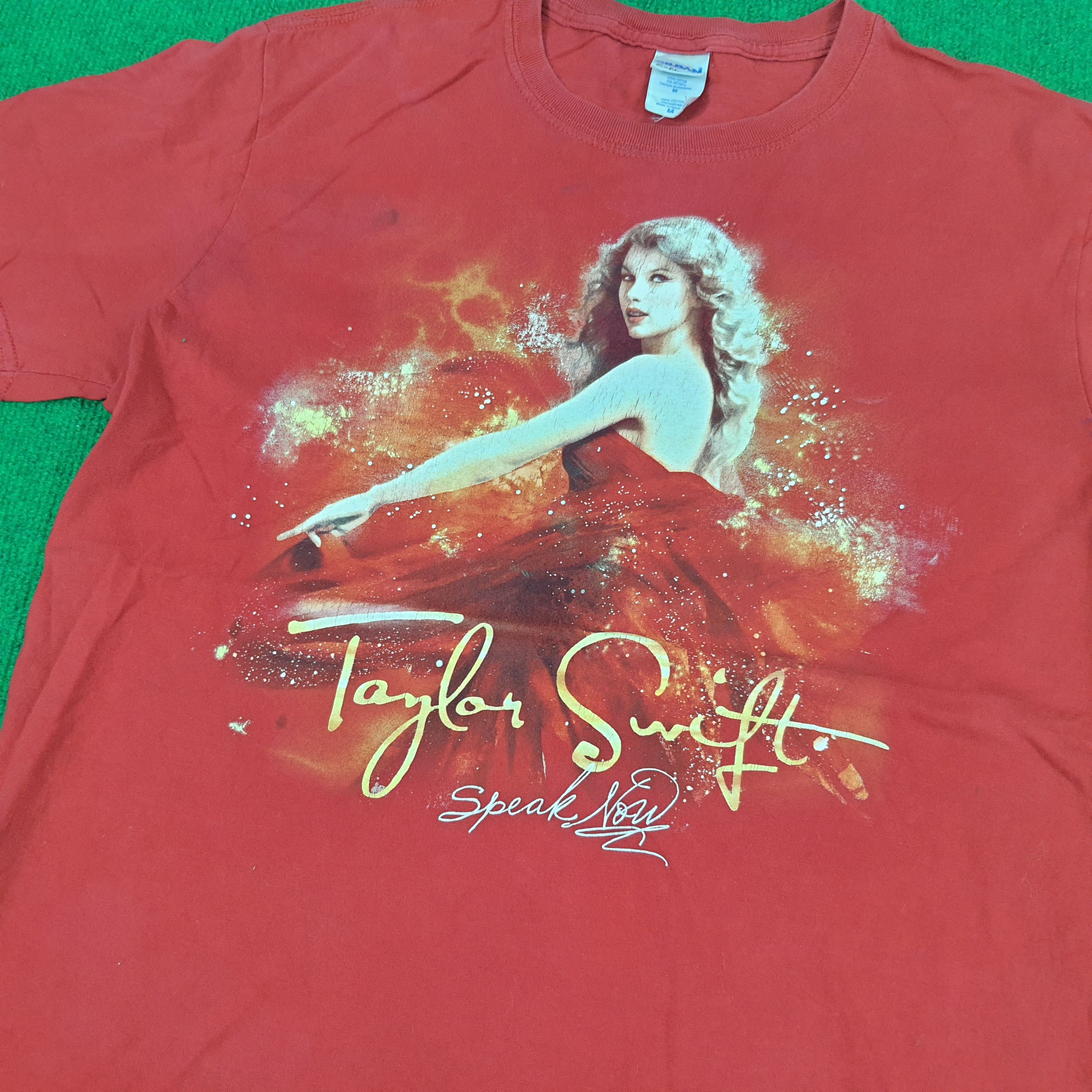 Band Tees Vintage Taylor Swift Speak Now Tour Concert T-shirt Size US M / EU 48-50 / 2 - 2 Thumbnail