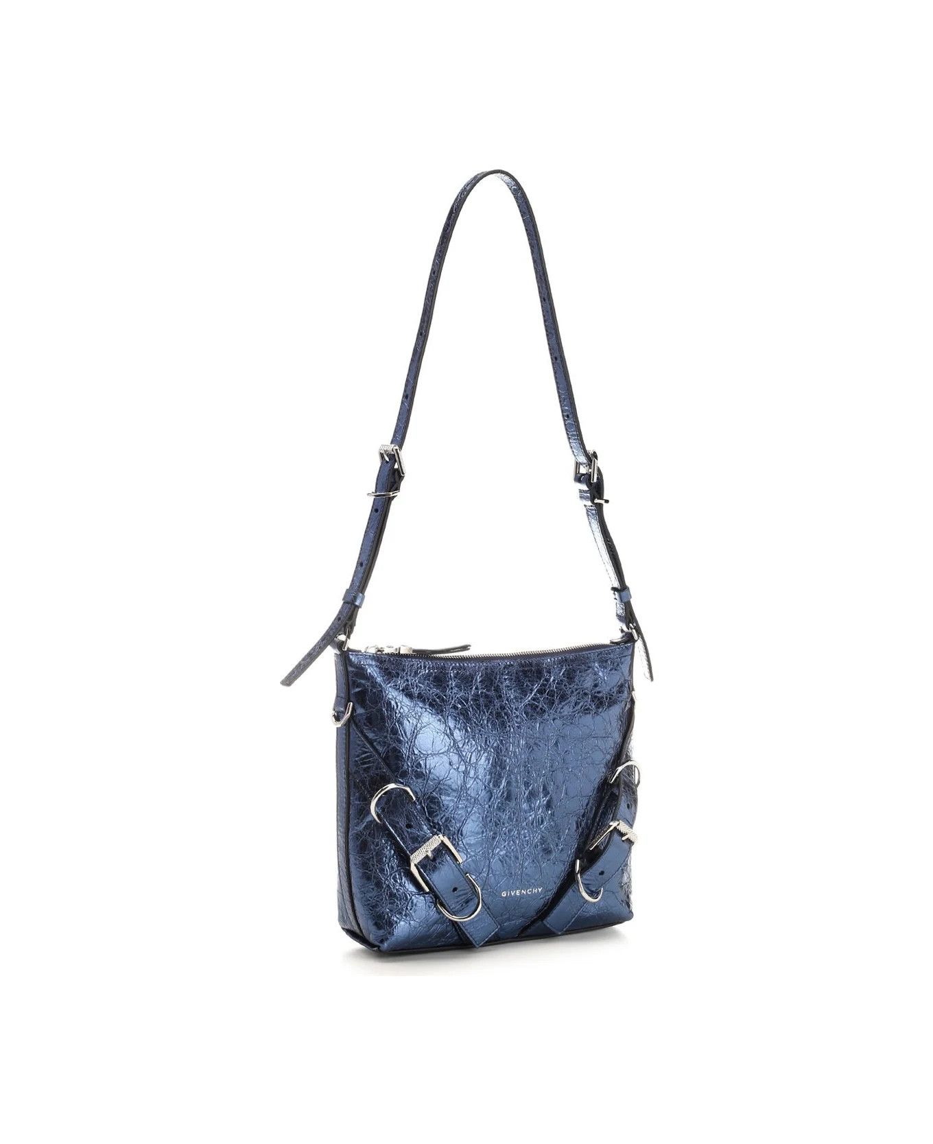 Givenchy o1n1vont0326 Size:OS/Voyou Small Bag in Nevy Blue Size ONE SIZE - 4 Thumbnail