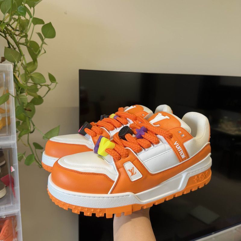 Louis Vuitton Louis Vuitton Trainer Maxi Fashion Sneakers for Men -2508 Size US 12 / EU 45 - 9 Thumbnail