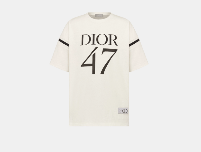 Dior o1w1db10525 413J64 Oversized T-Shirt in White Size US L / EU 52-54 / 3 - 1 Thumbnail