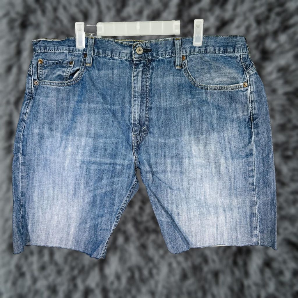 CO Levi Strauss & Co Denim Jean Shorts Mens 38 Blue Bermuda Denim Shorts 8 Inseam Regular Fit Vintage No Size US 38 / EU 54 - 1 Thumbnail